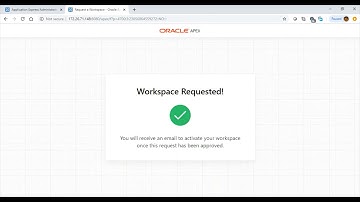 ORACLE APEX INSTANCE LOGIN  - MANAGE WORKSPACE REQUESTS