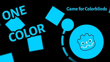 I Made a game using only ONE color [Actually 2 Colors]
