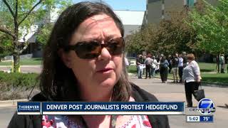 'That's our blood:' Denver Post reporters, staff members rally against corporate owner
