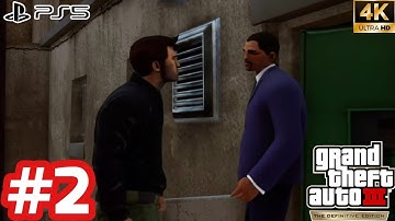 Grand Theft Auto 3: Definitive Edition - Gameplay Walkthrough - Part 2 [4K 60FPS PS5] No Commentary