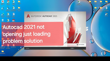 Autocad tutorial-2021, Autocad not opening just loading problem and solution