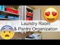 Laundry Room and  Pantry Organization (please don't judge 😫)