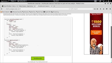 "Hack The Box" CTF  Invite Code Process