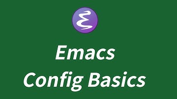 Enjoy Emacs 01: Super basics of an Emacs configuration file