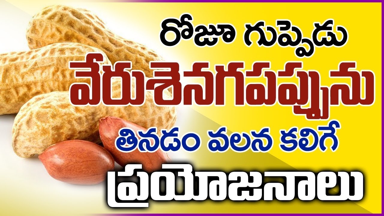 Benefits of Peanuts II Verusenaga Pappu II Groundnut II Telugu Health