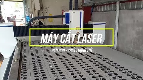 Máy cắt laser CNC bàn đơn EMC