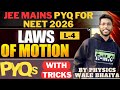 JEE PREVIOUS YEAR QUESTION PAPER WITH SOLUTION PHYSICS || NEWTON'S LAWS OF MOTION #neet #jeemains
