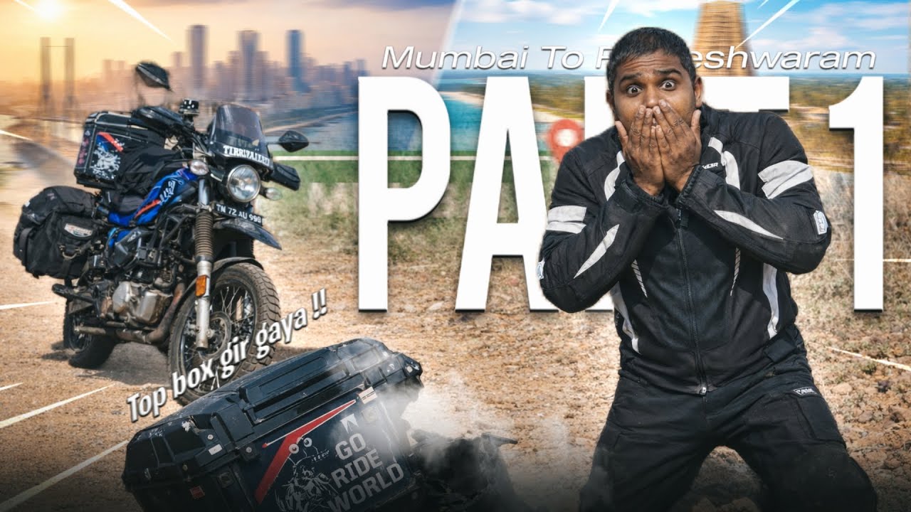 🏍️ Mumbai to Rameshwaram Motorcycle Ride | Day 1📍 Badlapur to Satara | 250 KM Ride on my Xpulse 200