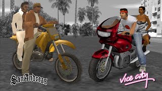 How to have pedestrian passengers on a bike • GTA SA & VC