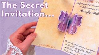 This Freebie Invitation Holds More Than Just a Date | Butterfly Ball Pop-Up Card Tutorial