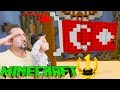 Minecraftta trk bayraimizi yaptik 1 olduk  vales le 3 k minecraft oynuyoruz