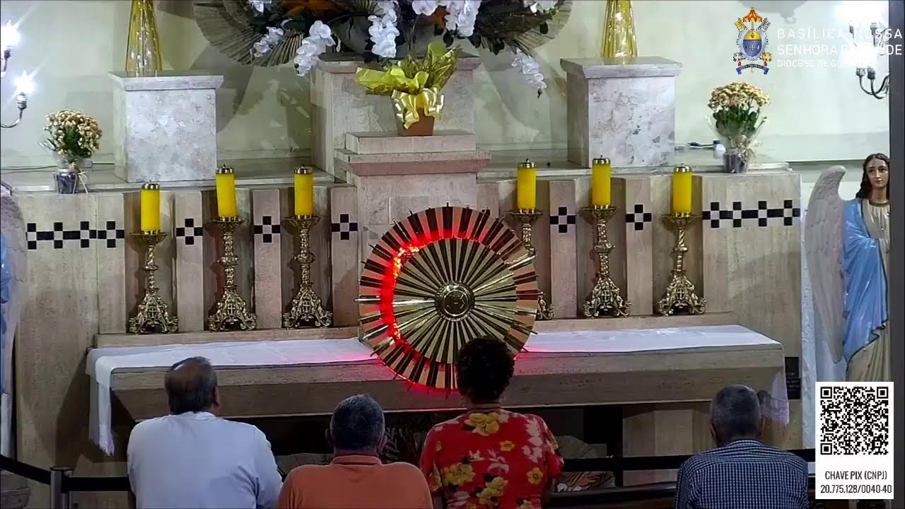 ADORAÇÃO DIÁRIA
CAPELA SANTISSÍMO
BASÍLICA NOSSA SENHORA DA SAÚDE
POÇOS DE CALDAS - MG
PÁROCO: PE. DONIZETTI DE BRITO