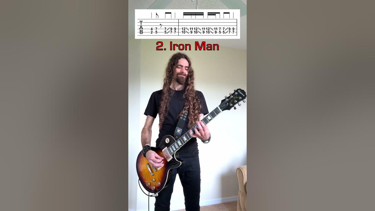 5 BLACK SABBATH Riffs with Tabs  #guitar