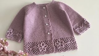 Dantel İşlemeli Hırka Yapımı