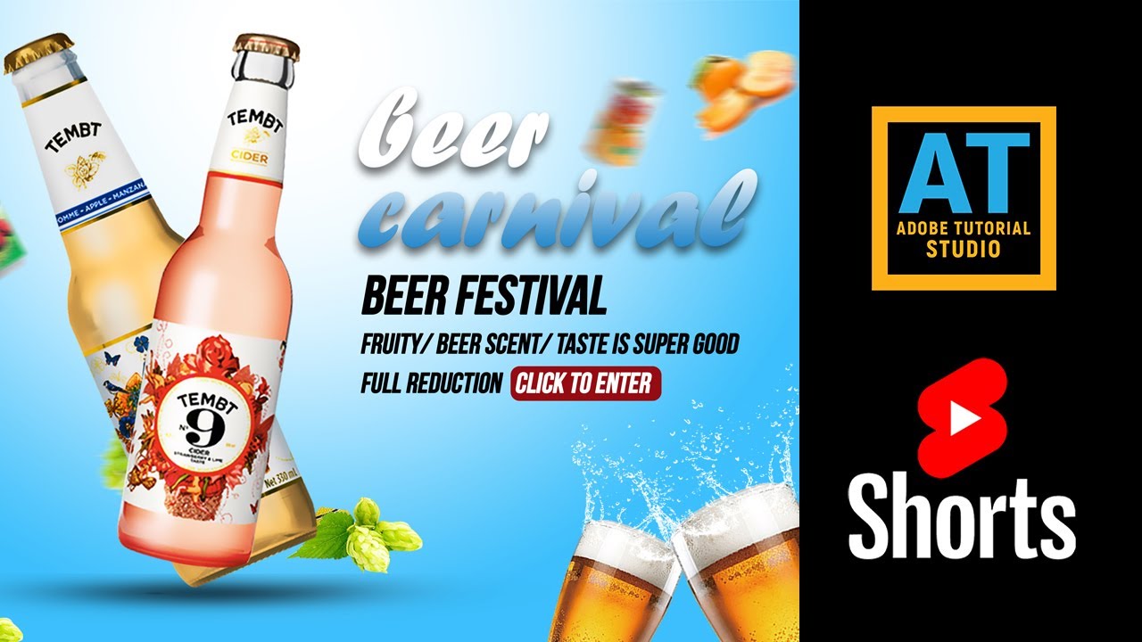 Beer Festival Poster | Adobe Photoshop