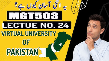 24.MGT503 Lecture No 24| MGT503 Principal Of Management | MGT503 Short Lectures.
