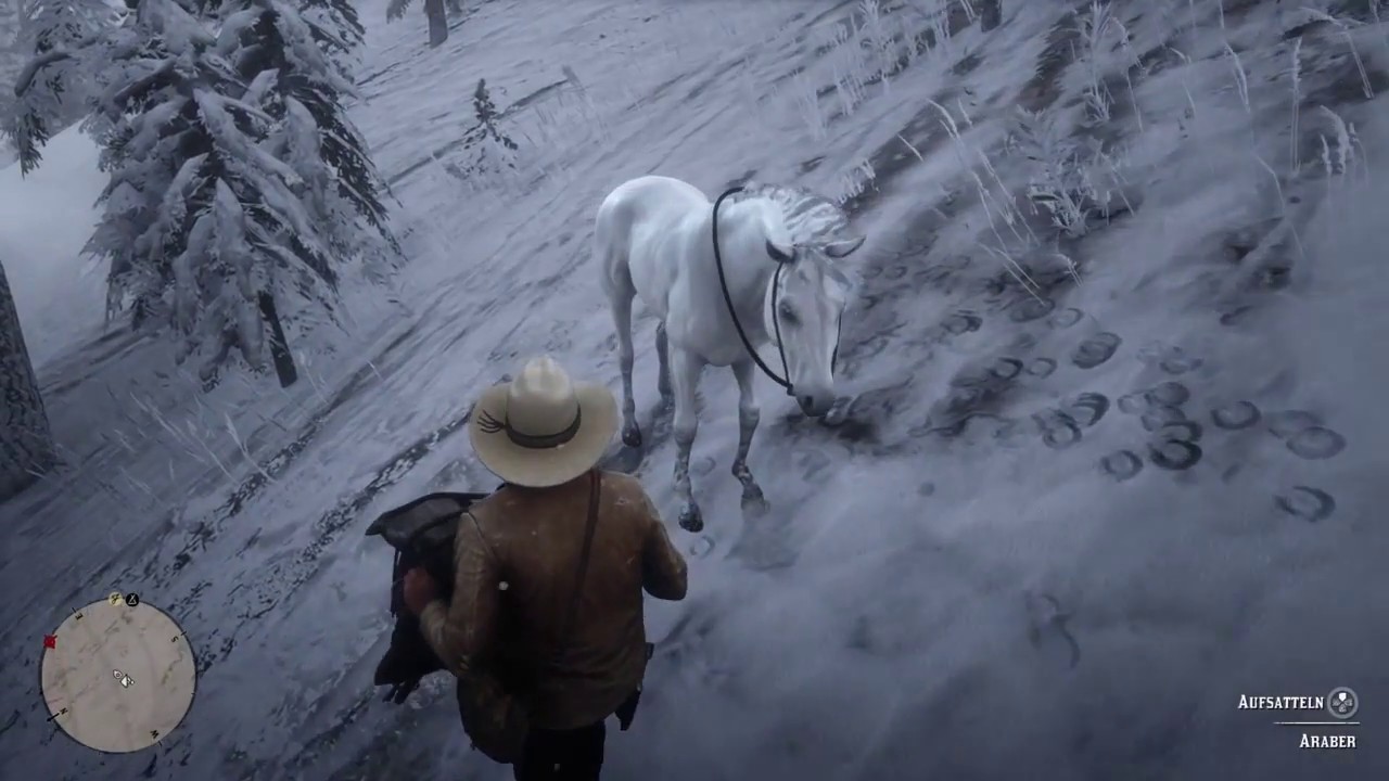 Red Dead Redemption 2 weisser Araber, zähmen - YouTube
