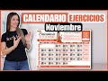 PLAN DE EJERCICIOS GRATIS | CALENDARIO DE NOVIEMBRE PARA ENTRENAR EN CASA | NatyGlossGym