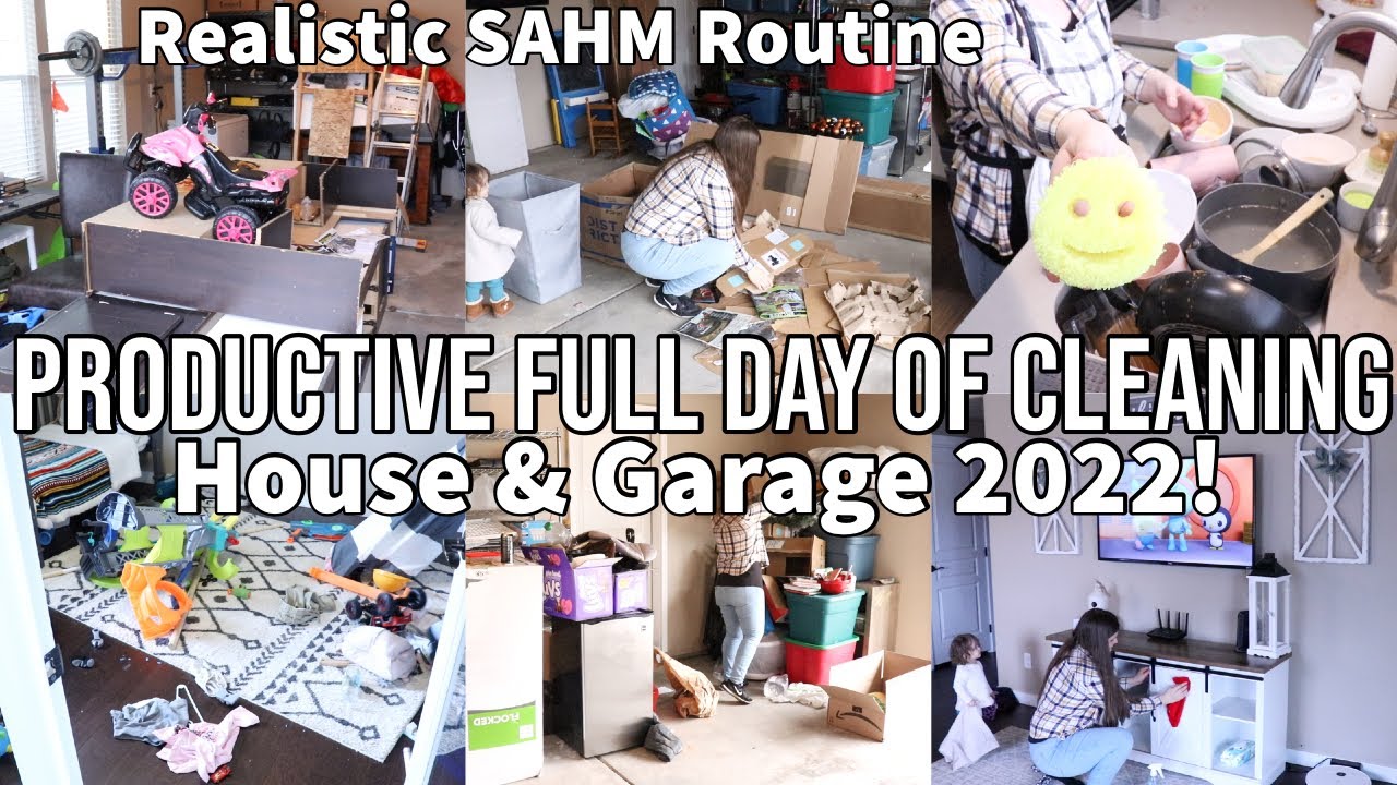 MEGA PRODUCTIVE FULL DAY OF CLEANING! | 2022 MAJOR GARAGE CLEAN OUT ...