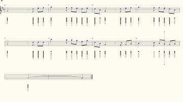 Danny Boy - Folk Song - Tin Whistle - Play Along Tab Tutorial - Easy