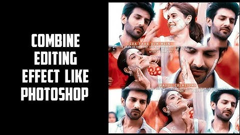 Combine Editing Effect With Typing #1 | Rahul Creations | Android