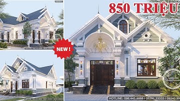 CHỈ TỪ 850TR SỞ HỮU NGAY MẪU NHÀ VƯỜN 1 TẦNG MÁI THÁI ĐẸP MÊ HỒN TẠI BÌNH DƯƠNG | MH00420