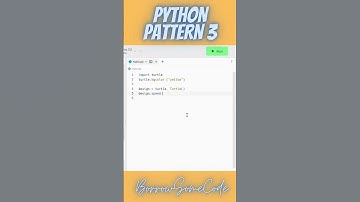 Pattern Print in Python #3 |Turtle pattern in python #shorts #viralshorts #shortvideo #short #coding