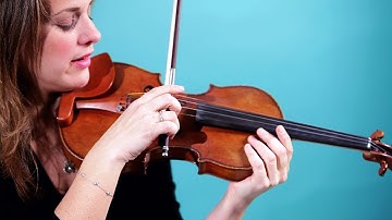 How to Place Bow for Bowing Open String | Violin Lessons