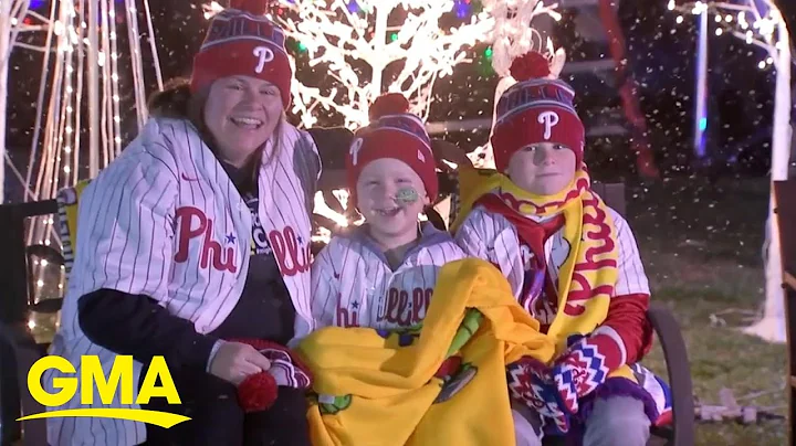 4-year-old battling cancer surprised by Philadelph...