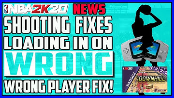NBA 2K NEWS - HOW TO FIX LOADING IN ON WRONG PLAYER AFTER PATCH 1.05 - DOWNHILL - JUMPSHOT BROKEN