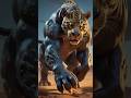 Lynx + Bison और Jaguar + Hippo बने Hybrid Super Beasts! 🐆🦬🦛🔥#aivideo #hybrid #shorts