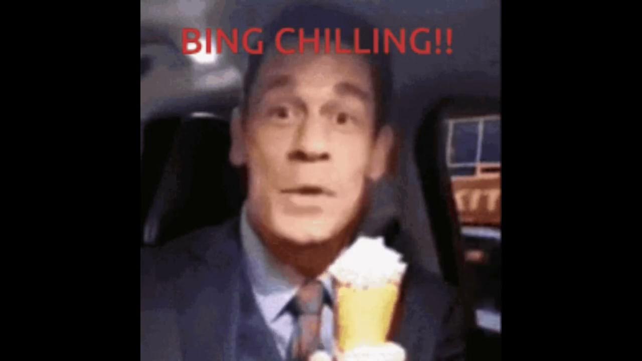 John cena bing chilling meme YouTube