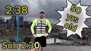 GETTING STRONGER! Weighted vests and expert help - sub 2:30 marathon aged 50 // pro strength routine