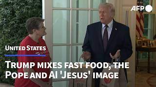 Iran, the Pope and McDonald's: Trump's latest jaw-dropping presser | AFP