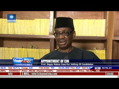 Prof. Sagay Makes Case For Vetting Candidates For Position Of CJN
