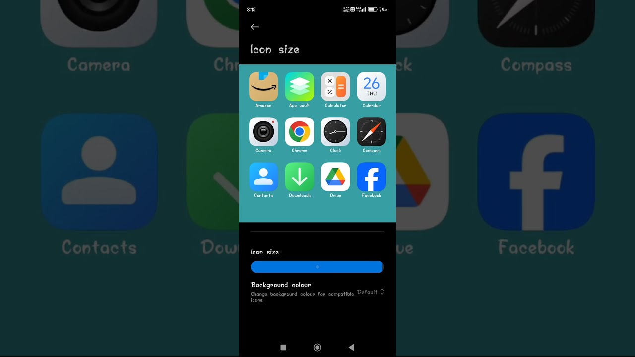 Redmi 12 5g App Size Kaise Badaye