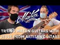 Trying @Maton Guitars for the first time with @Artisan Guitars