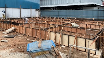 Ground Beam Timber Formwork Shuttering Construction Work Full Process Traditional Formwork Process