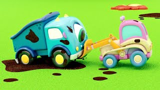 Vamos tomar banho com os carros Mocas! Desenho animado completo. Vídeo infantil