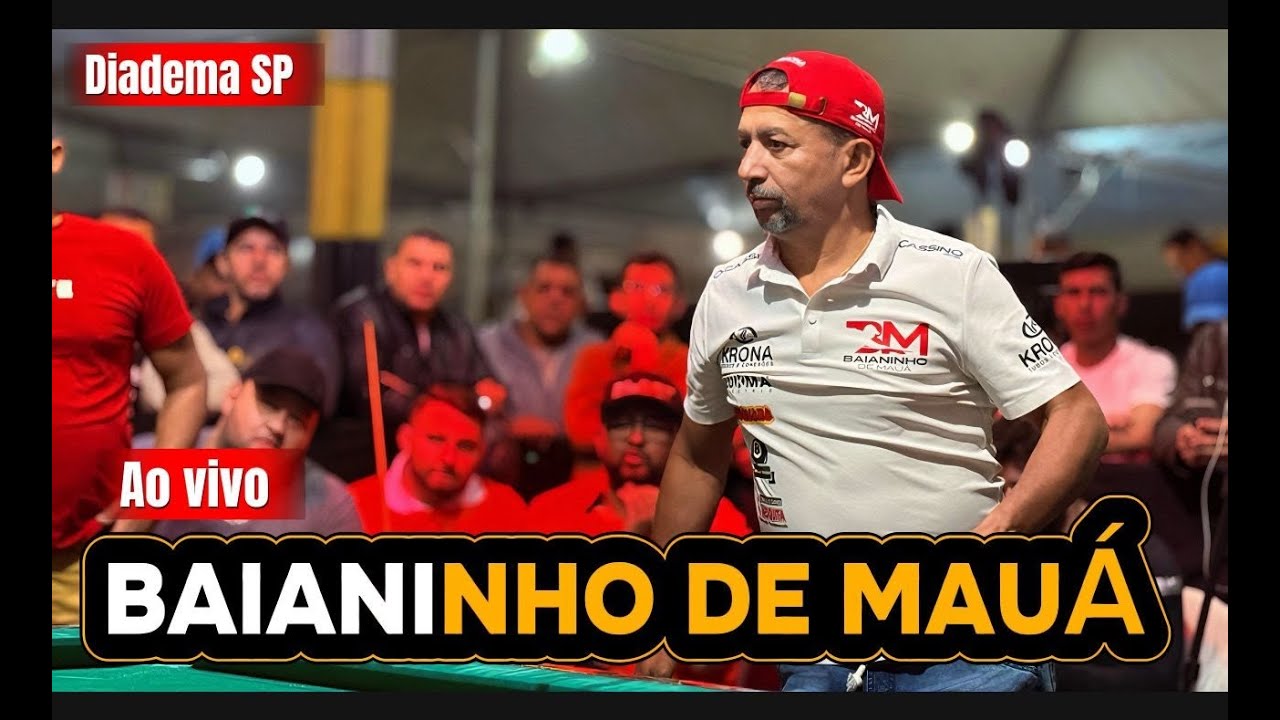 EU BAIANINHO DE MAUÁ À JOGOS EM DIADEMA SP #sinucaaovivo