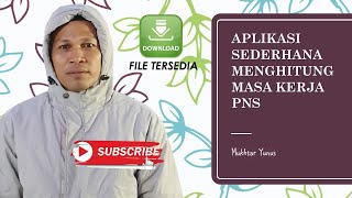 Aplikasi Sederhana Menghitung Masa Kerja PNS