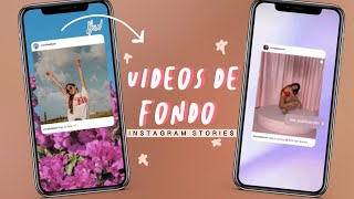 COMO poner VIDEOS de FONDO en las HISTORIAS de INSTAGRAM! iOS & ANDROID