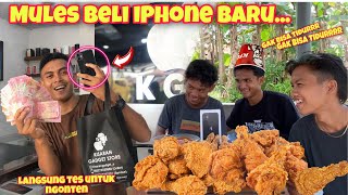 ALHAMDULILLAH BELI IPHONE BARU‼️ TANGAN KAMPUNGKU TREMORR PEGANG HP BERBOBA CUY😂