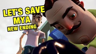 Hello Neighbor Hide and Seek NEW ENDING | Let's Save Mya