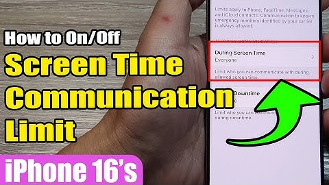 🔐 How to Turn On/Off Screen Time Communication Limit on iPhone 16/16 Pro Max | iOS 18
