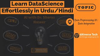 Data Preprocessing III : Data Integration