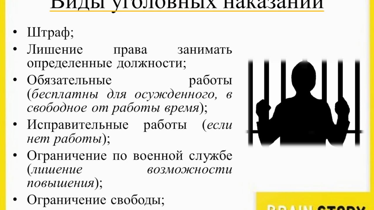 Уголовное наказание история. Цели уголовного наказания.