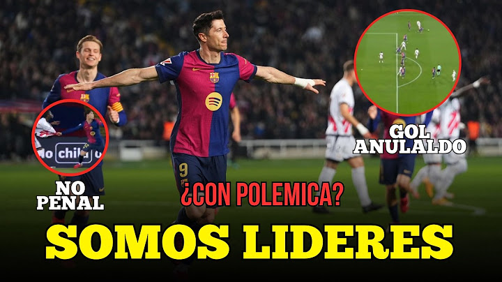 El BARCELONA RECUPERA el LIDERATO | Barcelona1 - 0 Rayo Vallecano
