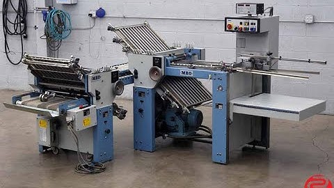 Stahl T49 Pile Feed Paper Folder w/ 8 Page Unit