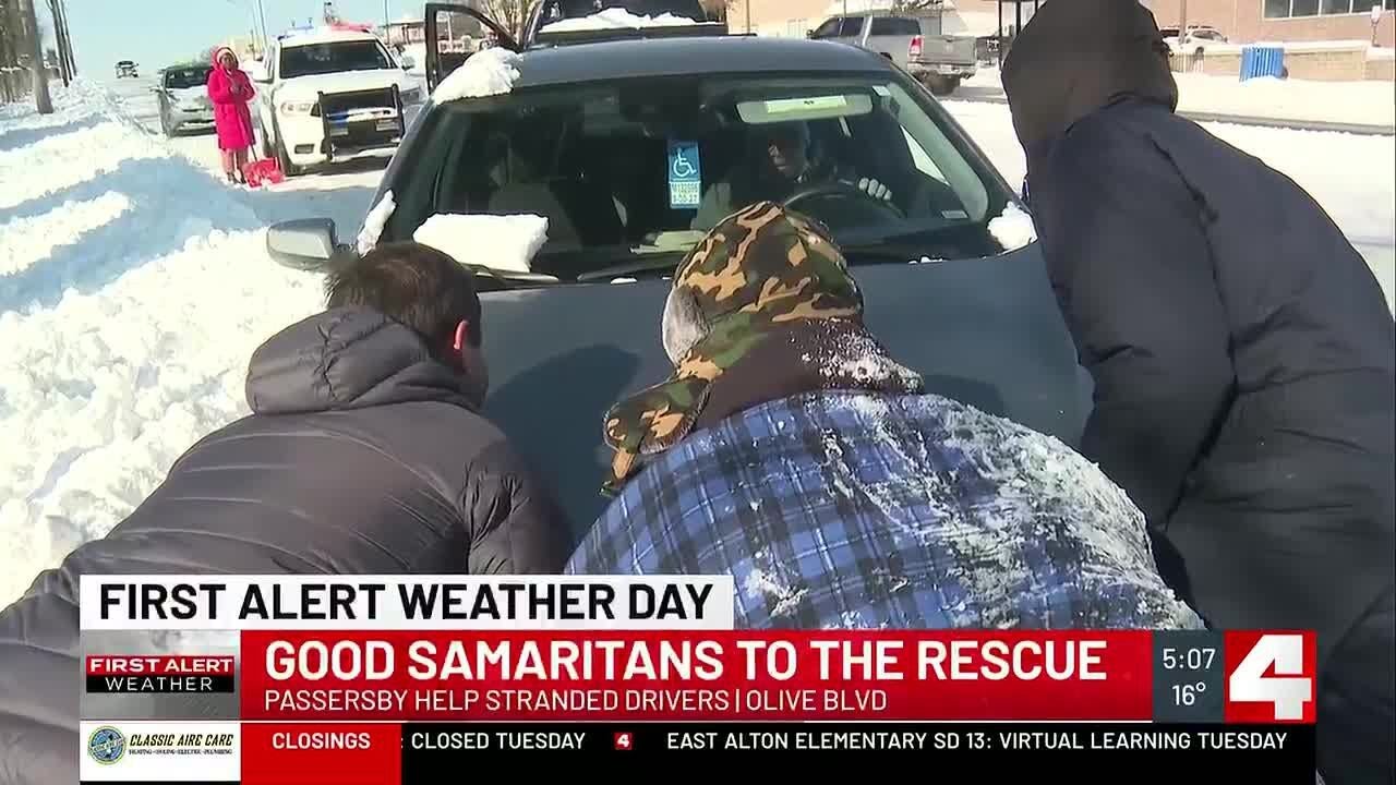 Main roads mostly clear, but slick spots remain - YouTube